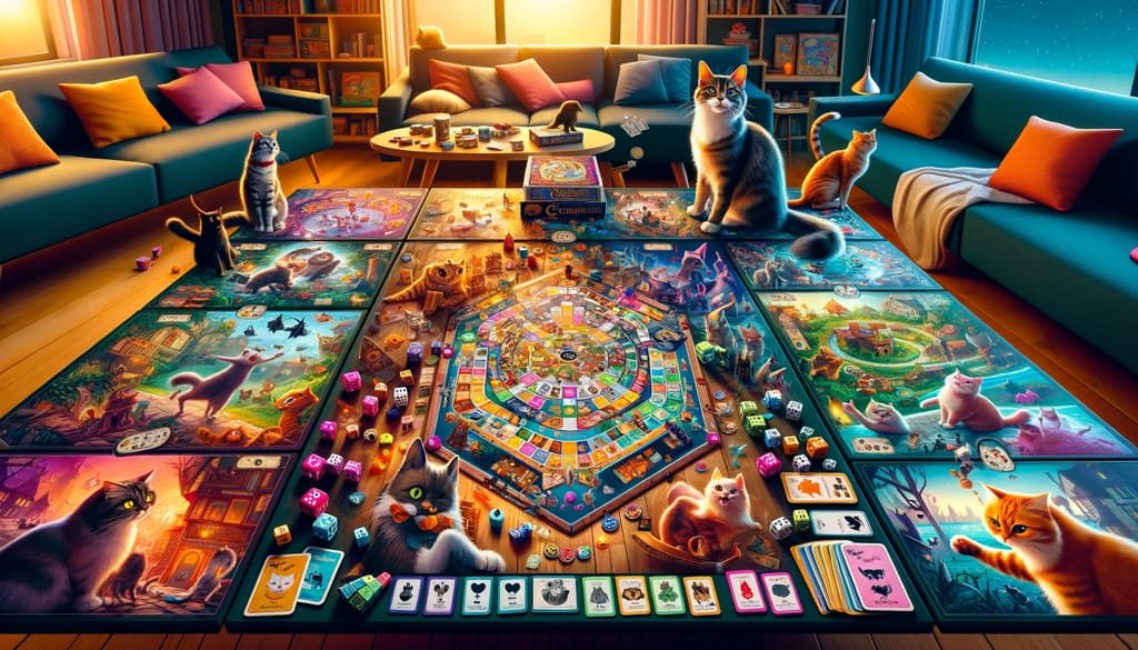 🐾 Los 10 Mejores Juegos de Mesa de Gatos: Diversión Felina en Cada Jugada 🧩