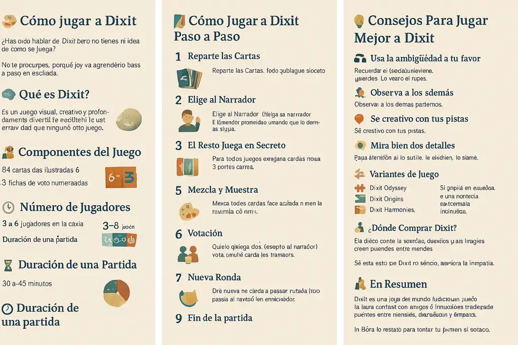 Cómo Jugar a Dixit Reglas, Consejos y Trucos